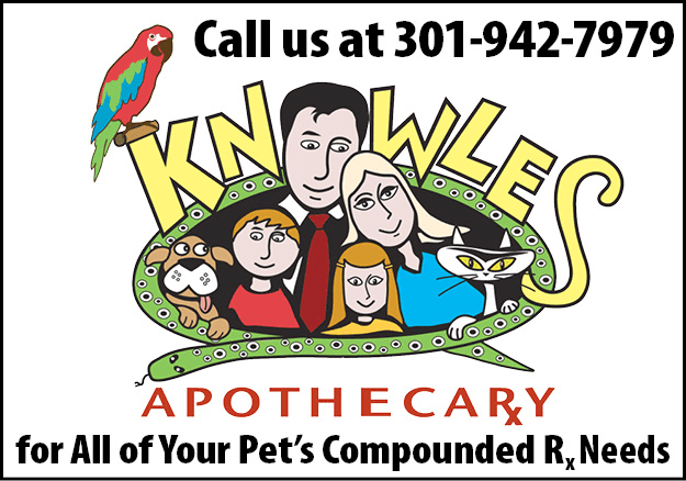 Knowles Corrected Web Ad with bird-300x210 Knowles Apothecary a Maryland Pet Gazette sponsor